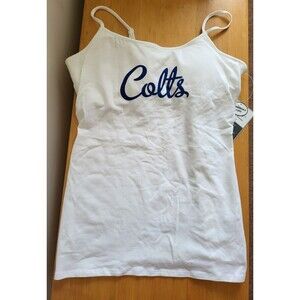 Inianapolis Colts All Sport Couture NFL Women's Camisole with Mesh Cover M